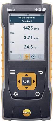 Dispositivo di misurazione della pressione di Testo 440 dp di pressione dell'aria, illuminanza, CO2, temperatura, velocità del