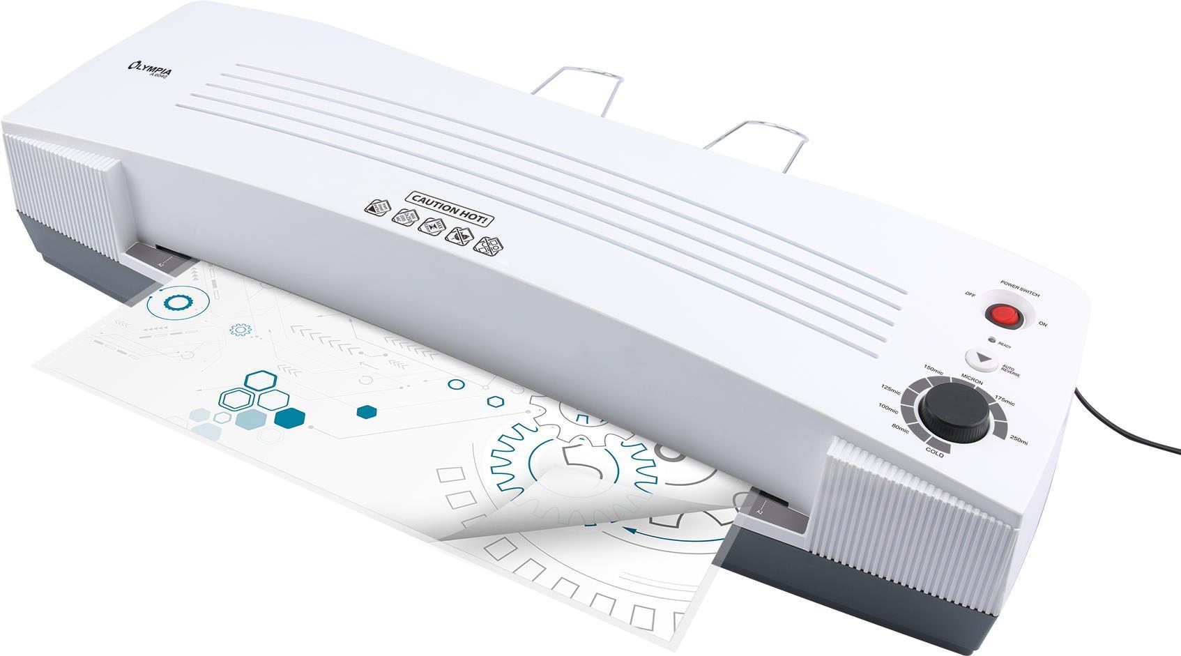 Olympia A 6040 Laminatrice a freddo/caldo 400 mm/min Grigio Bianco (Olympia A 6040 - laminator - pung)