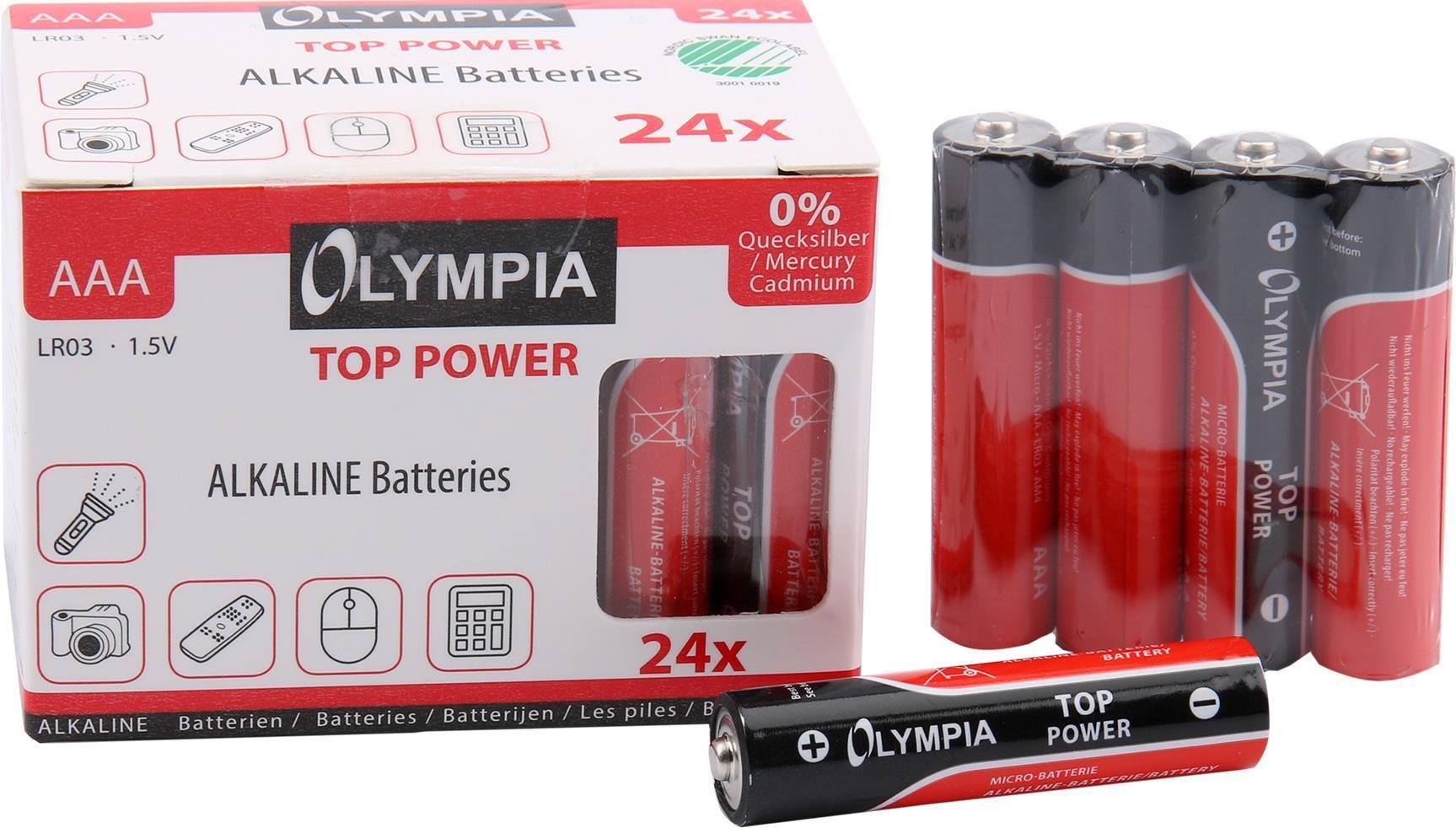 Olympia 40180 batteria per uso domestico Mini Stilo AAA Alcalino (40180)