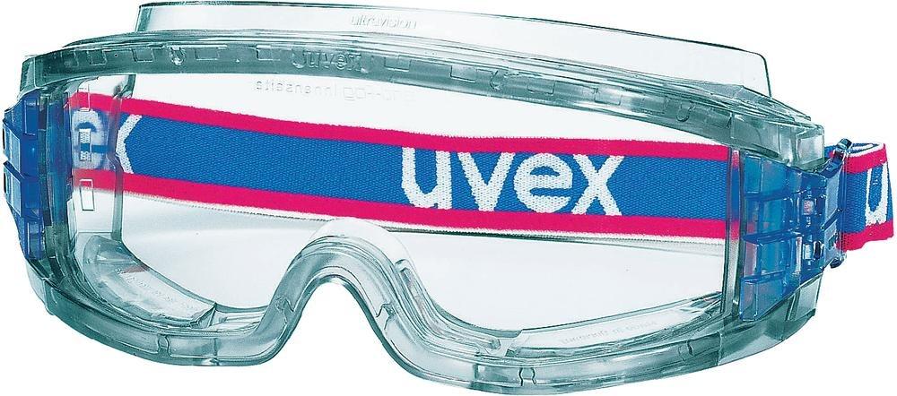 Occhiale a mascherina Ultravision visione periferica illimitata - lenti trasparenti Uvex grigio - 9301714