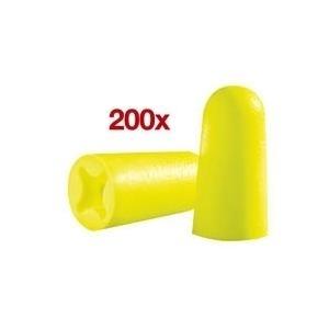 Tappi protettivi monouso x-fit per ambienti ad elevata rumorosit - conf 200 paia Uvex lime - 2112001