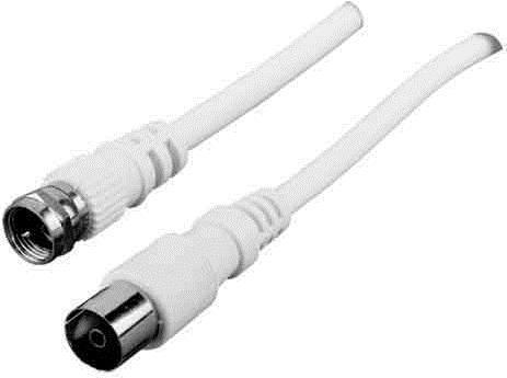 Cavo coassiale bianco Preisner FS-KK150 da 15 m F F (FS-KK150)