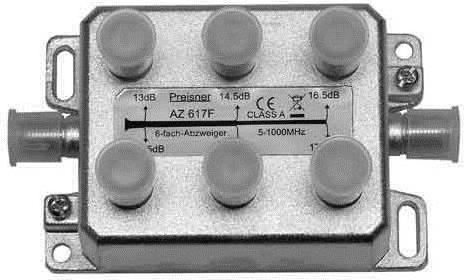 Preisner AZ617F F 6xF Argento cavo interfaccia/adattatore (AZ617F)
