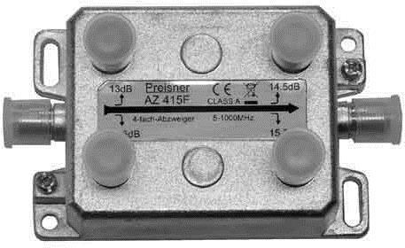 Preisner AZ415F F 4xF Argento cavo interfaccia/adattatore (AZ415F)