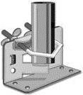 Base per alberi fino a 60 mm "pinza" (MAFU60Z)