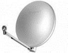 Antenna satellitare Preisner S100-W bianca (S100-W)