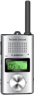 Radio portatile Albrecht Tectalk Deluxe PMR446 SlimLine Design 16 canali USB-C
