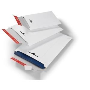Busta rigida per spedizioni ColomPac in cartone rigido f.to 17,5x25 cm bianco conf. da 20 - CP 012.01