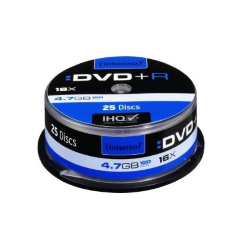 DVD+R Intenso 4,7GB  25pcs  Ca - Afbeelding 1 van 1