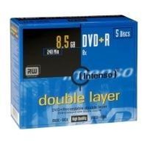 DVD+R 8.5GB 8X JEWEL CASE 5...