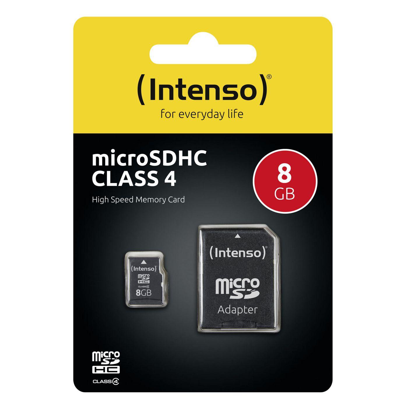 SD MicroSD Card 8GB Intenso i