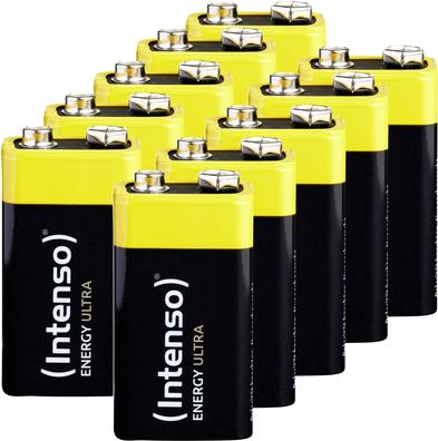 Intero Energy Ultra 9V 6LR61 E -Blister Blister 10 pacchetto - Blocco 9 V - 9 V - imballaggio blister (7501451mp)