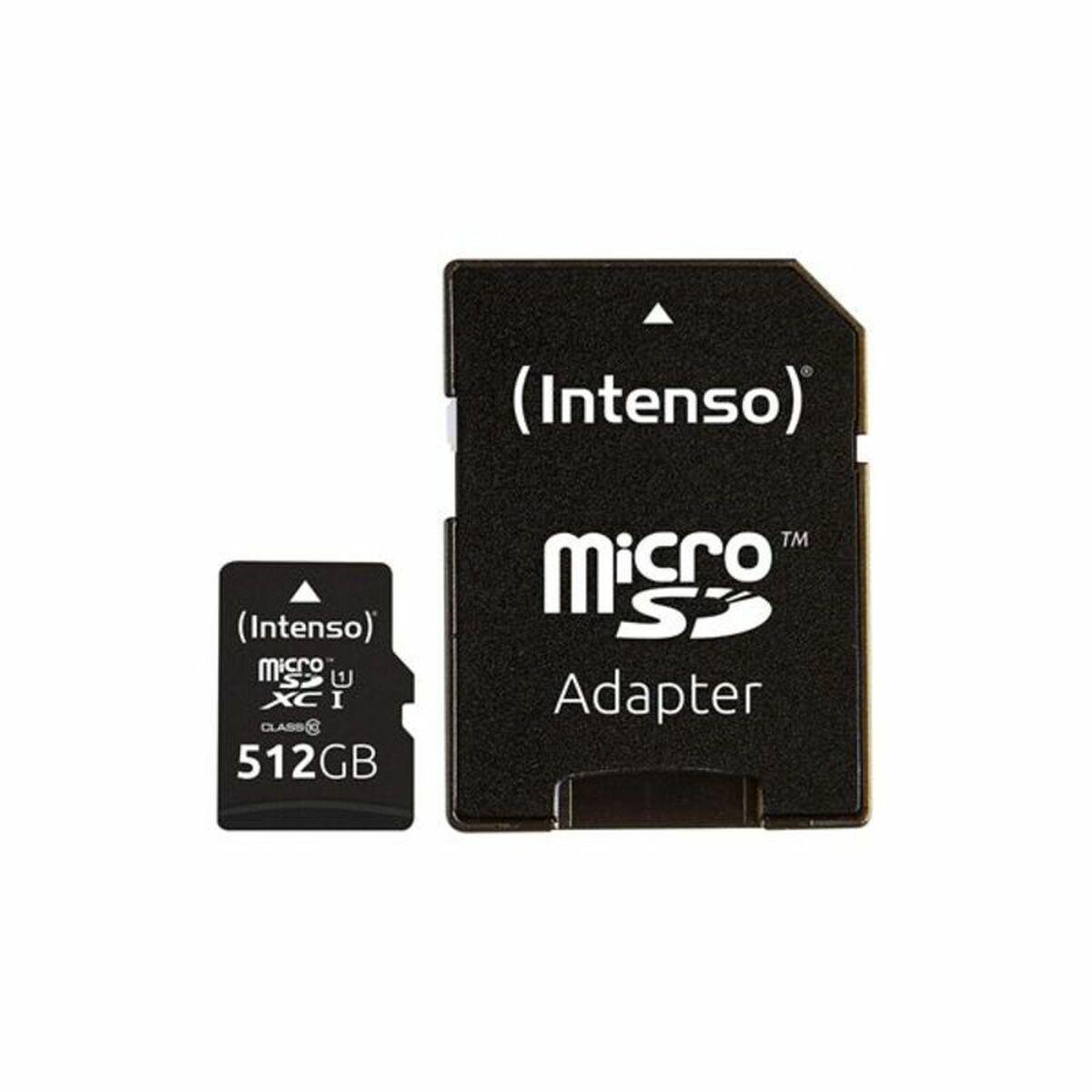 Intenso microSD Karte UHS-I Premium 512 GB Classe 10 (512GB Intenso Premium UHS-1 Micro SD Card + adapter)