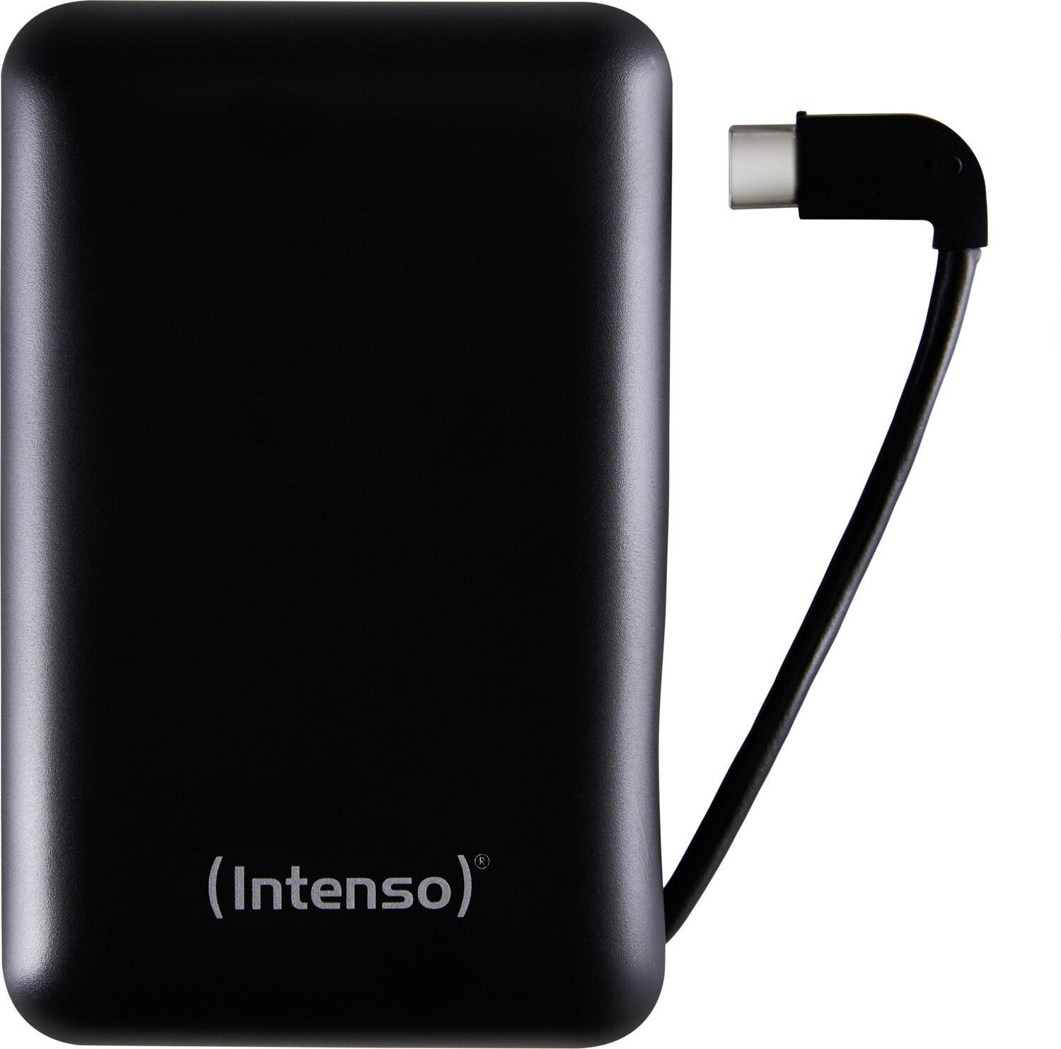 Intenso 7314530 batteria portatile Polimeri di litio [LiPo] 10000 mAh Nero (Intenso Powerbank XC10000 black +USB-A)