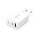 INTENSO ALIMENTATORE FAST 65W 1 ENTRATA USB A 2 ENTRATE USB C GAN