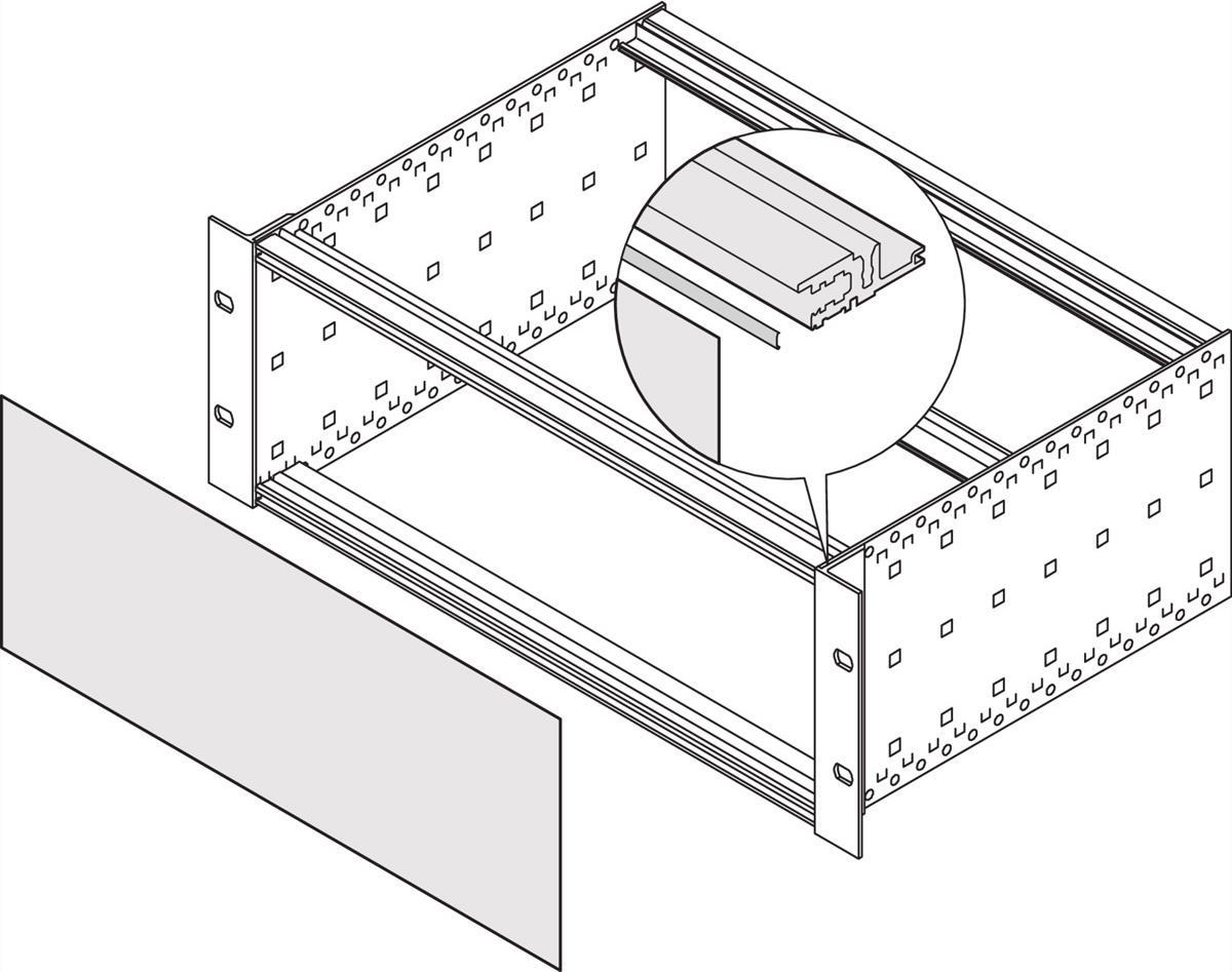 SCHROFF EMC SEAL, ST, Rust-Rust, tra la piastra anteriore/la parete posteriore e il modulo Rail-Kont.STR MS-FPL 84th 10STK (245