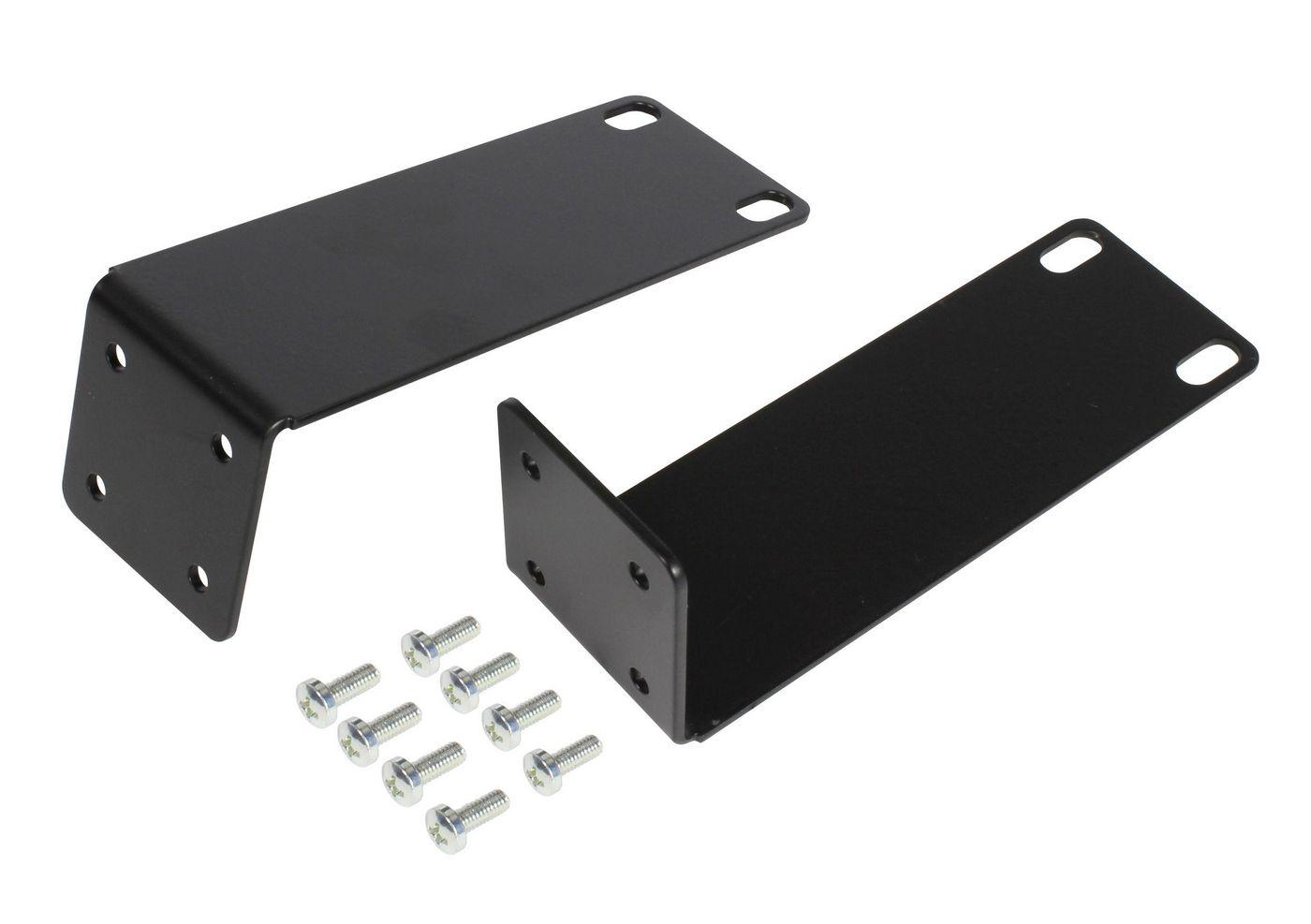 Mit dem Rack Mount Kit knnen Sie den ES-8-150 und den US-8-150-W in einem Standard Rack mit einer He montieren Farbe Schwarz Y