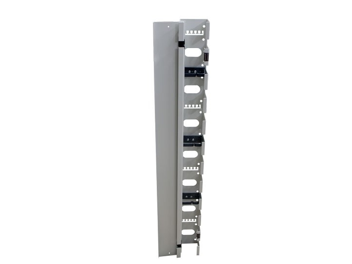 ALL-S0002116, Pannello di gestione cavi, grigio, 32U, 19 pollici, 100 mm, 75 mm