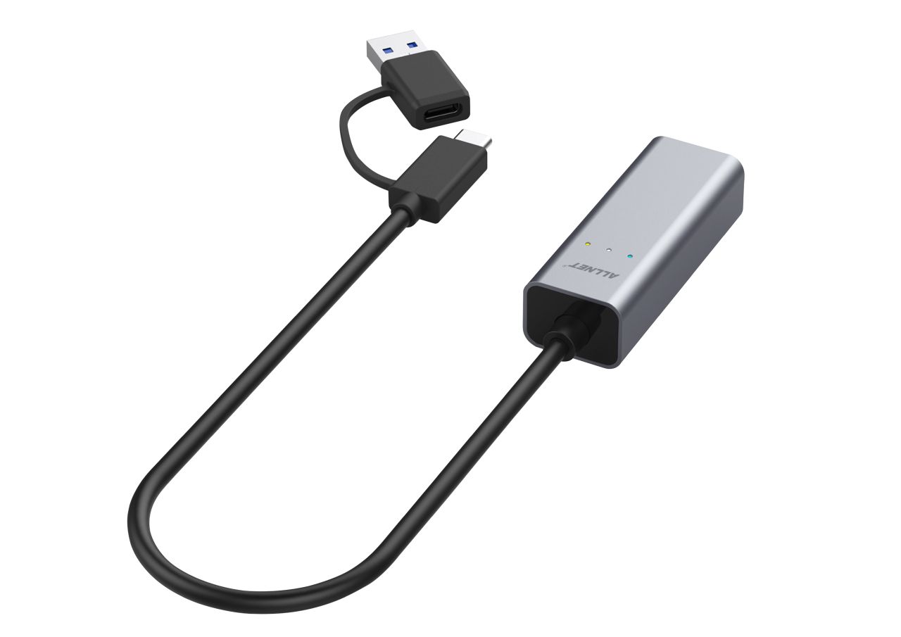 Adattatore Ethernet USB 3.0 Type-CundA 2.5 Multi-Gigabit LAN ALL-NC-2.5G-USBC-A - Scheda di rete