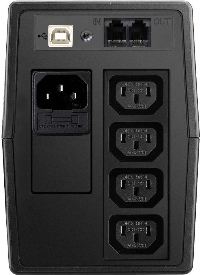 Lfterlosinkl. Software Powershut Plus PVC-Gehuse schwarz 360WattAutonomiezeit bei25%Last(22min) 50%(8min) 75%(1min) 100%(05min)