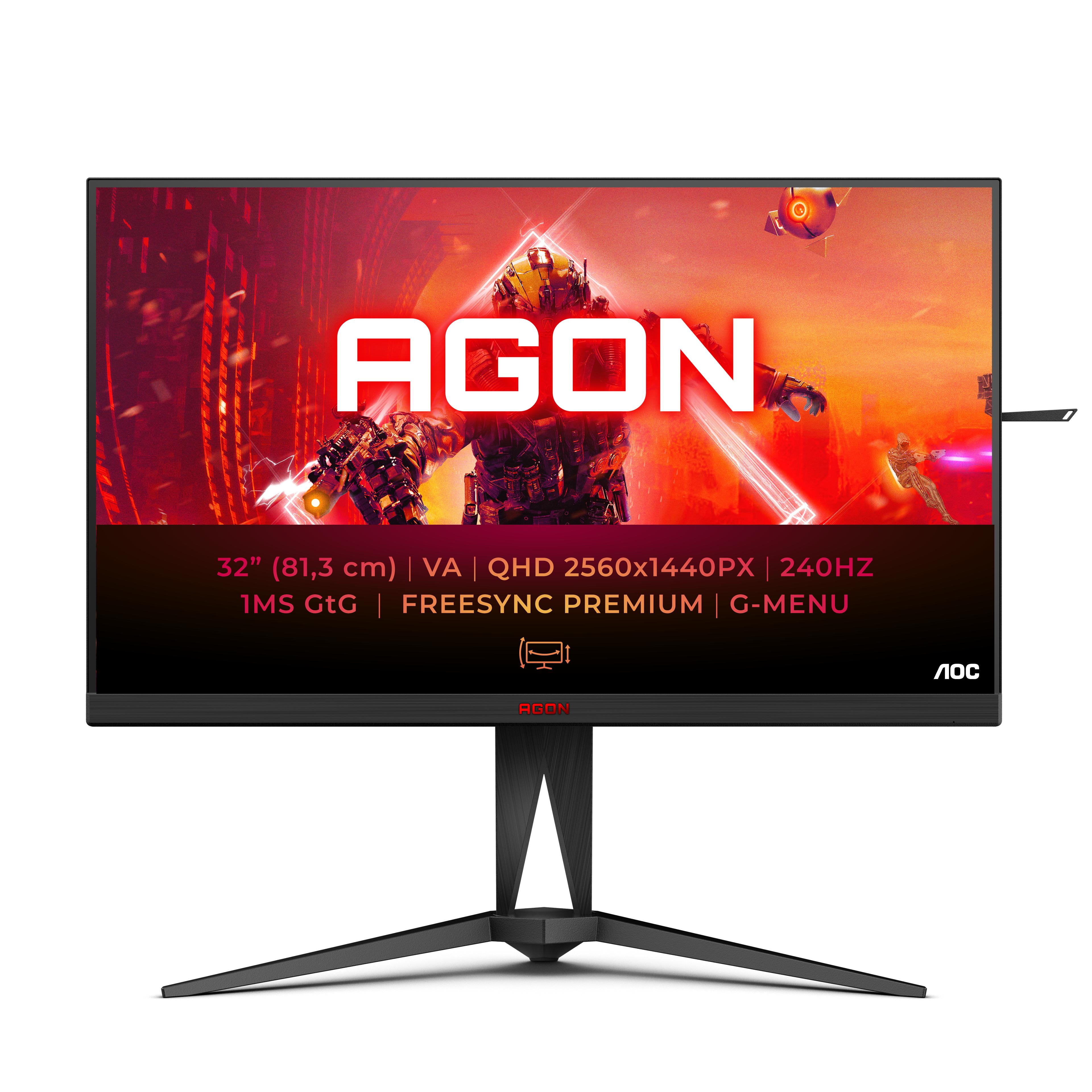 AOC AGON 5 AG325QZN/EU LED display 80 cm [31.5] 2560 x 1440 Pixel Quad HD Nero (AOC sk?rm - WLED)