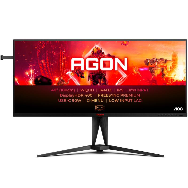 AOC AGON 5 AG405UXC Monitor PC 1003 cm 39.5 3440 x 1440 Pixel Wide Quad HD LCD Nero (Agon 40 IPS Ultra-wide DQHD 144Hz)