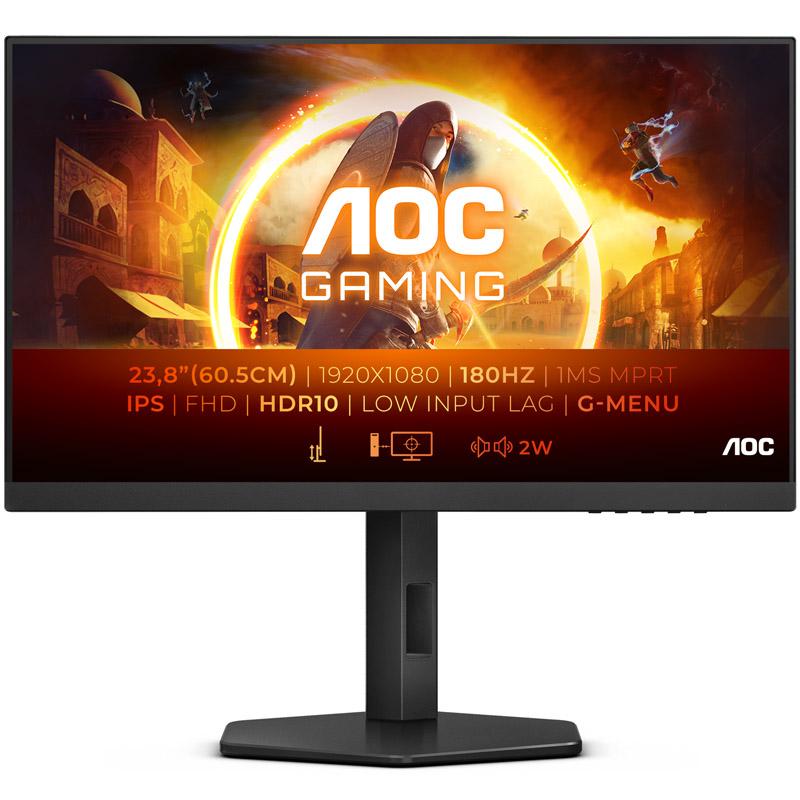 MON 238IPS HDMI DP MM PIVOT 1MS AOC 16:9 24G4X