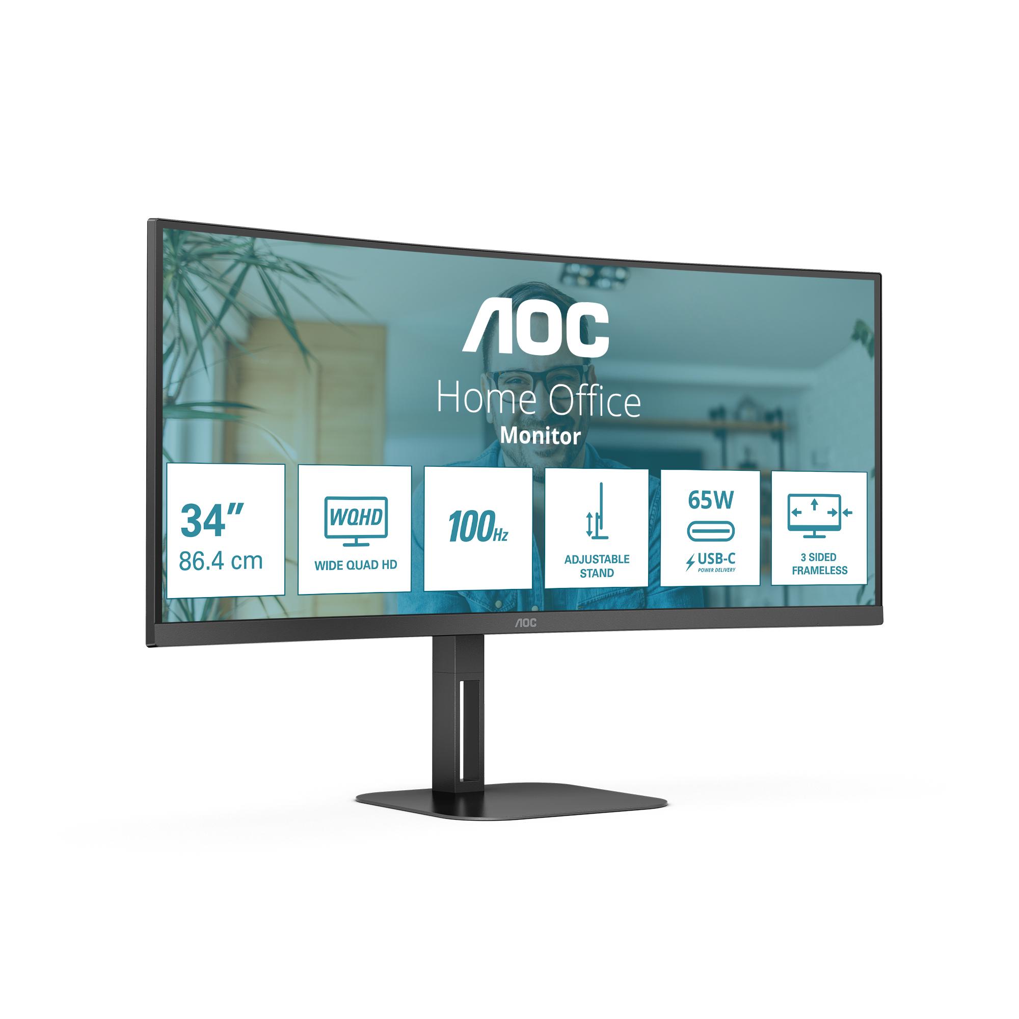 AOC V5 CU34V5C/BK/23 LED...