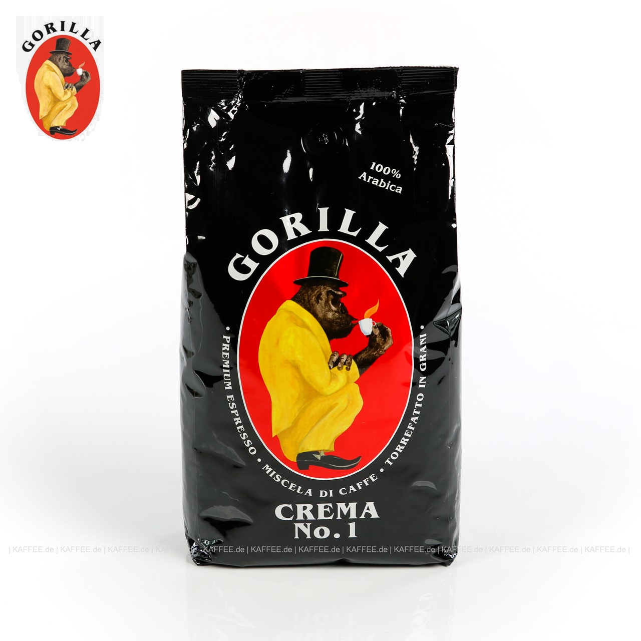 Gorilla Espresso Crema No.1 in grani interi 1kg una composizione di alta qualitÃƒÂ 