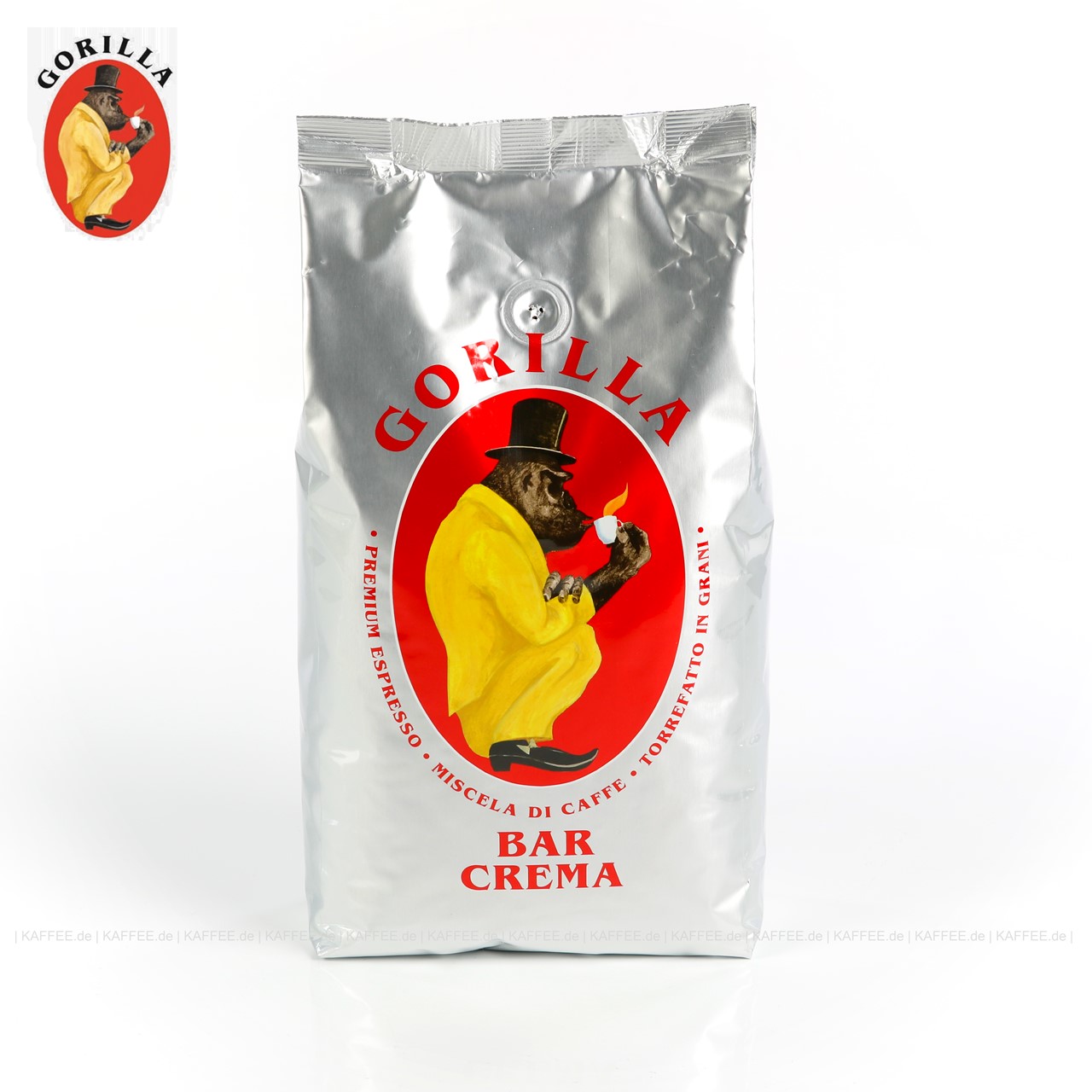 Gorilla Espresso Bar Crema in grani interi 1kg un caffÃƒÂ¨ corposo e forte
