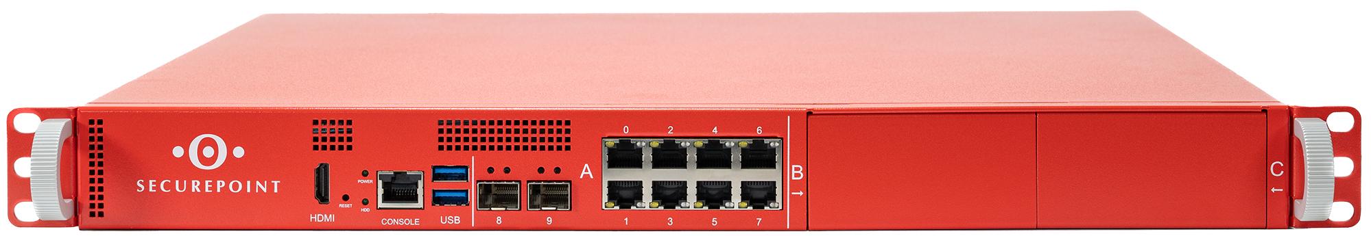 Securepoint RC2000RR G6 firewall (hardware) 1U 91 Gbit/s