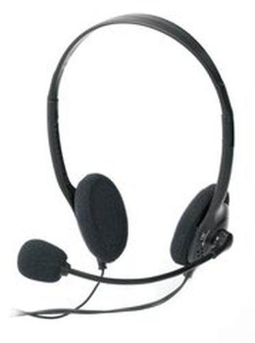 EDNET Auricolare stereo multimediale con microfono 1,8 m