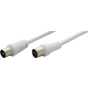 Cavo antenna Goobay dobbeltskrmet Hvid 15m
