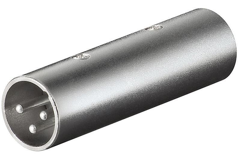 Microconnect XLR M/M Grigio (XLR adapter male - male - XLR M/M XLR XLR Male/Male - Grey - Warranty 300M)