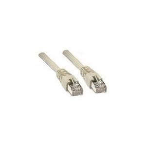 Goobay Wentronic - Cavo patch - RJ -45 (M) a RJ -45 (M) - 7,5 m - SF/UTP - Cat 5E - Aboasato, senza gancio - grigio (50148)
