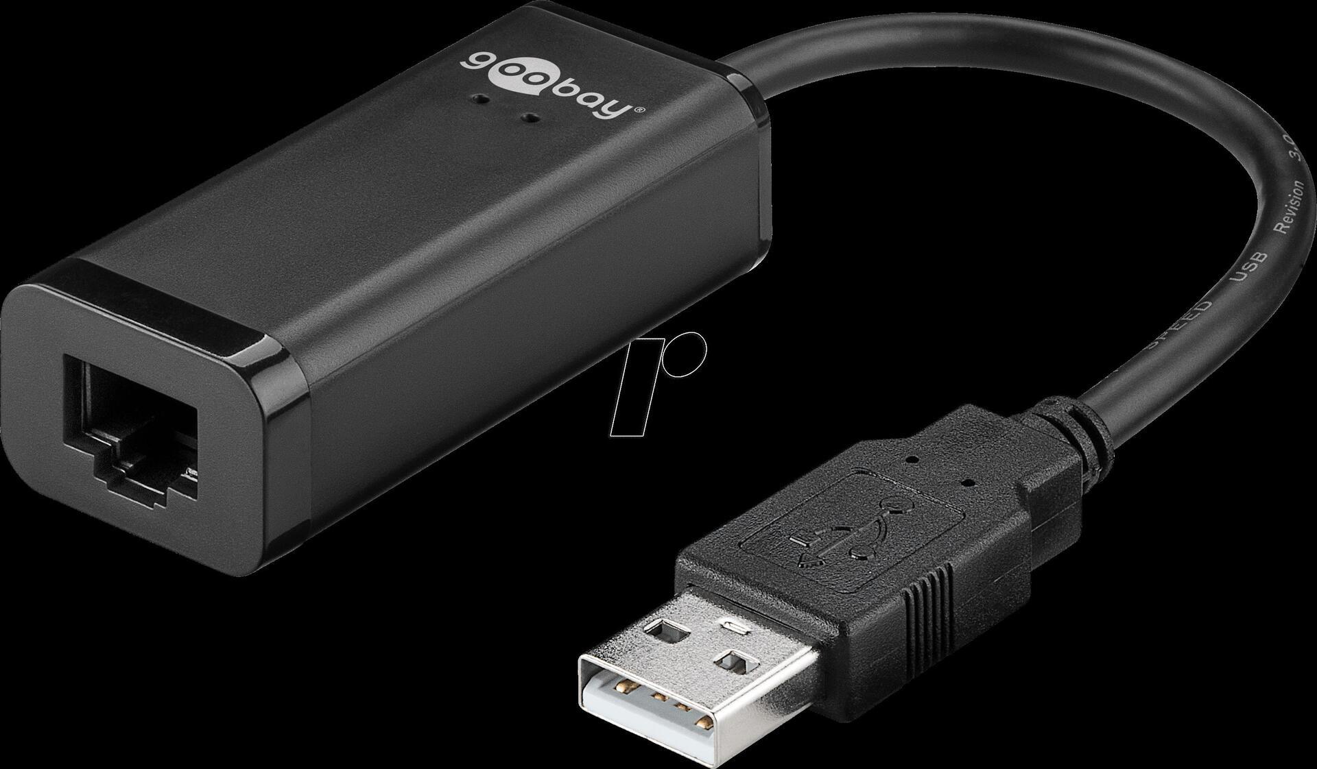 Goobay 38527 scheda di interfaccia e adattatore RJ-45 (Goobay USB 2.0 Fast Ethernet Netzwerkk)