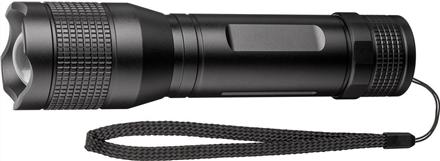 Torcia LED Super Bright 1500 nera - ideale per lavoro tempo libero sport campeggio pesca caccia e soccorso stradale