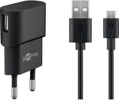 Goobay 45296 Caricabatterie per dispositivi mobili da interni Nero (45296)