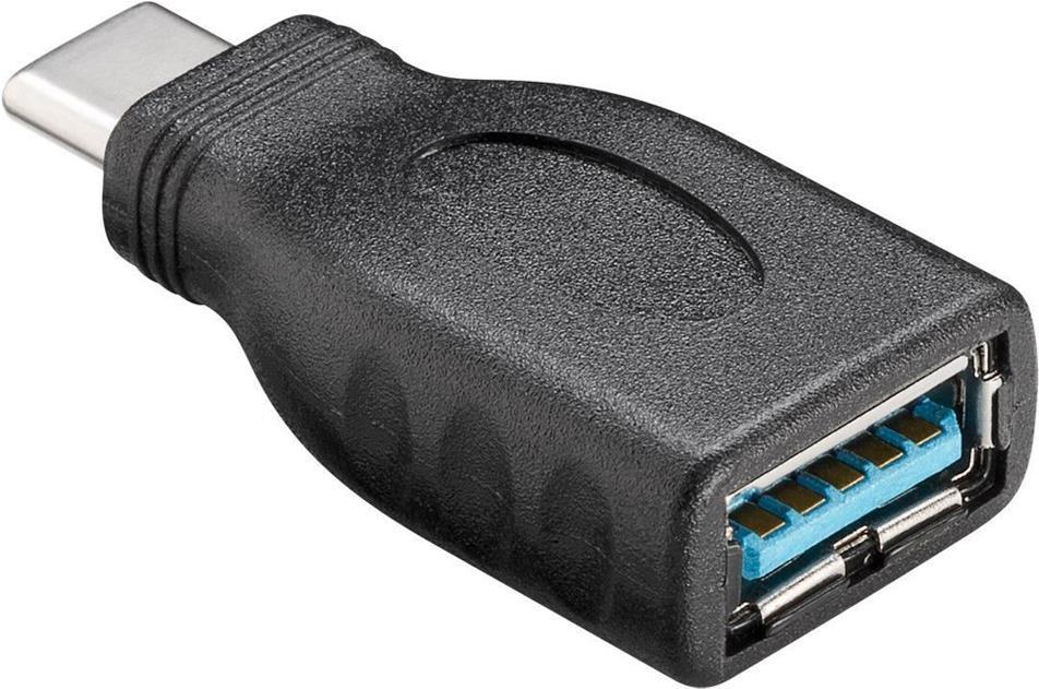 Goobay 45395 adattatore per inversione del genere dei cavi USB-C USB-A Nero (Goobay USB-A OTG to USB-C adapter - Black)