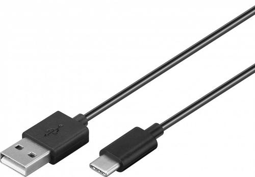 Cavo di ricarica e sincronizzazione USB-C Goobay. Nero. 1,0 m