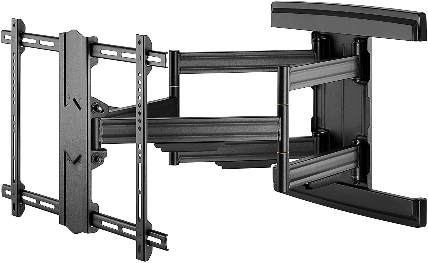 Goobay per supporto muro TV per moto completo (L) Gamma larga, televisori neri per 94,00 cm (37 ") a 177,80 cm (70") (94-178 cm