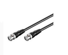 Microconnect BNC - BNC 1m M-M cavo coassiale Nero (BNC cable RG59 1m black - BNC cable RG59 1m black - Warranty 300M)