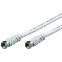 Goobay BKF 250 cavo coassiale 2,5 m Bianco (goobay antennekabel - RF - 2.5 m)