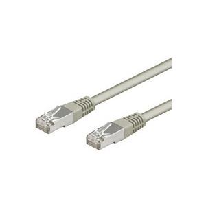 Cavo patch CAT5e 15,0m grigio SF/UTP 2xRJ45, PVC, CCA