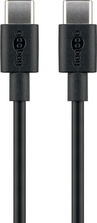 Cavo di ricarica e sincronizzazione USB-C 2 m nero - per dispositivi con connessione USB-C nero