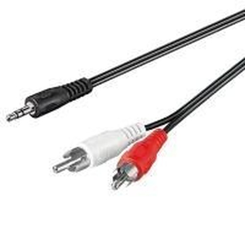 goobay Audiokabel Sort 1m
