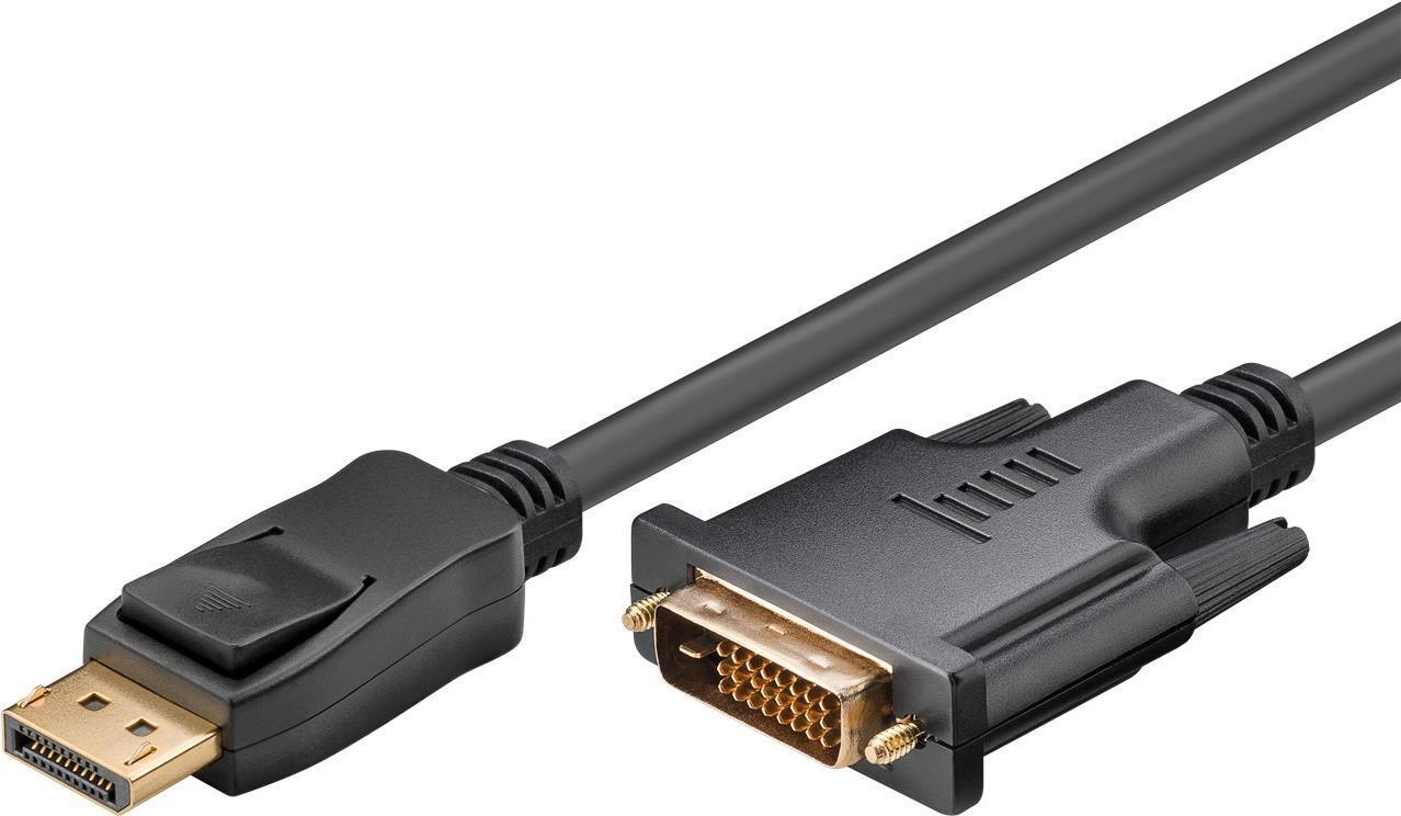 Goobay DisplayPort DVI-D 1.2 5m Nero