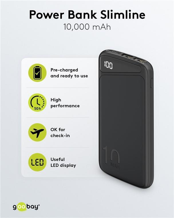 Power Bank Slimline 10.000...