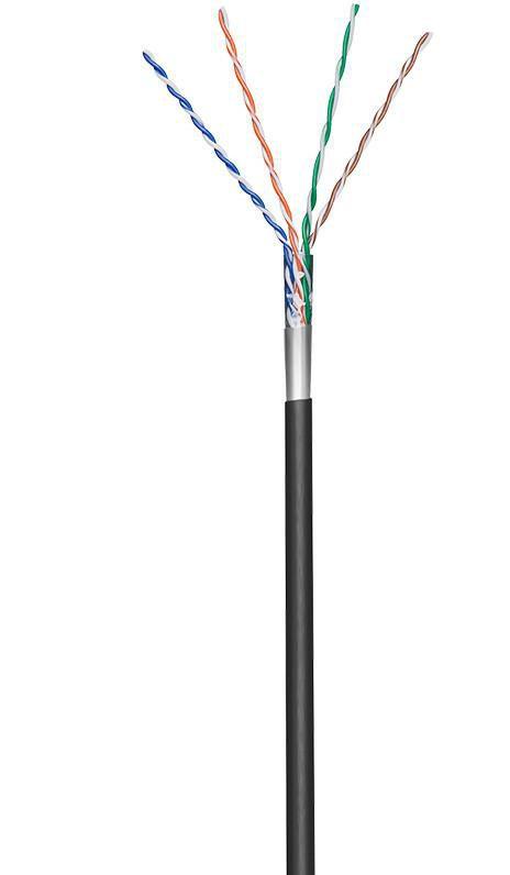 F/utp cat5e esterno 100m nero