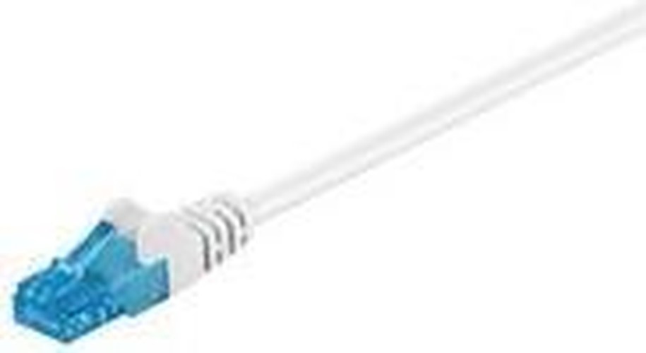 goobay CAT 6a Ikke afskÃ¦rmet parsnoet (UTP) 50cm Patchkabel Hvid